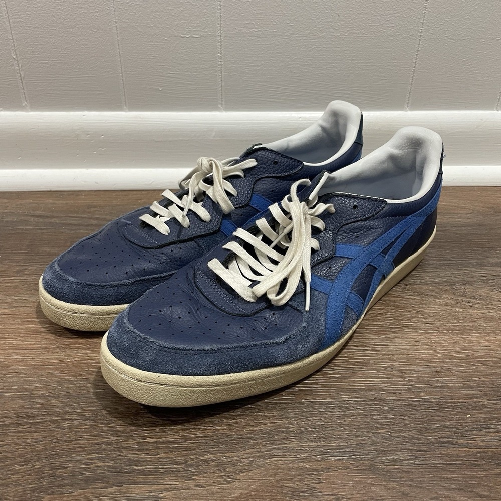 ASICS Onitsuka Tiger Blue Sneakers Men Sz 12 Street Casual Prep